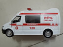 凌速回力車(chē)合金小汽車(chē)玩具車(chē)仿真模型警車(chē) 燈光音樂(lè )兒童男孩車(chē)模 急救車(chē) 曬單實(shí)拍圖