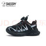 SNOOPY史努比童鞋男童運動(dòng)鞋春秋款中小童學(xué)生旋轉扣休閑透氣百搭跑鞋女 黑色（春秋款） 30 碼適合腳長(cháng)18.0-18.5cm 曬單實(shí)拍圖