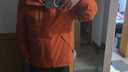 鴨鴨王一博同款冰殼沖鋒衣羽絨服男冬季新款三合一戶(hù)外三防情侶女外套 焦橙色 2XL /185 曬單實(shí)拍圖