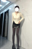 JIOESC天鵝絨打底襪女秋冬防勾絲不掉檔顯瘦煙灰色連褲襪提花打底褲 深灰 1雙 曬單實(shí)拍圖