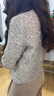 AEMAPE小香風(fēng)外套女2025新款春秋款高級感小個(gè)子短款今年流行西裝上衣 白格 L (105-115斤拍) 曬單實(shí)拍圖