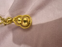 怡萊寶古法黃金葫蘆吊墜女999足金旋轉(zhuǎn)葫蘆轉(zhuǎn)運(yùn)福祿純金項(xiàng)鏈編繩掛墜男 可旋轉(zhuǎn)古法葫蘆+1金珠 約6g 曬單實(shí)拍圖