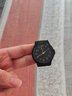 聚利時(shí)簡(jiǎn)約數字手表女硅膠表帶公務(wù)員高中小學(xué)生考試可用靜音石英小黑表 黑色 曬單實(shí)拍圖