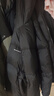 雪中飛秋冬加厚羽絨服男女短款連帽時尚休閑高充絨保暖防寒面包服外套 黑色 XL 180/96A 曬單實(shí)拍圖