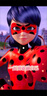 柏潮瓢蟲雷迪ladybugMiraculous少女表演服裝萬圣節(jié)卡通兒童六一演出 主圖款 S/ 110 曬單實拍圖