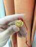 中國黃金（CHINA GOLD）長命鎖黃金項鏈足金平安鎖吊墜高級感生日禮物送新生嬰兒見面禮 足金小福鎖項鏈-兒童款 曬單實拍圖