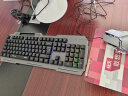 英菲克（INPHIC）V2键盘鼠标套装游戏有线静音办公金属面板RGB宏编程适用于台式电脑笔记本 【悬浮按键+26键无冲+金属面板】V2键鼠套装 实拍图