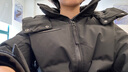 鴨鴨（YAYA）【王一博同款】羽絨服男女同款冬季抗寒保暖鴨絨短款外套情侶衣服 曬單實(shí)拍圖
