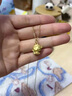 中國黃金（CHINA GOLD）生肖猴子吊墜女足金小金猴項(xiàng)鏈本命年屬相轉(zhuǎn)運(yùn)珠掛墜生日禮物 機(jī)智猴吊墜【配S925鏈】約1.2g 曬單實(shí)拍圖