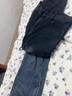 布須曼水洗牛仔褲男春季美式復古vibe潮牌痞帥拼接寬松直筒休閑寬褲子黑色XL 曬單實(shí)拍圖