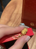 中國黃金（CHINA GOLD）黃金項鏈女足金十二生肖吊墜本命年蛇七夕情人節(jié)禮物送女朋友老婆 生肖蛇吊墜-約1.8g【贈銀鏈】+生肖守護禮盒 曬單實拍圖
