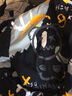 NASALIKE潮牌連帽羽絨服男秋冬季保暖涂鴉羽絨外套男寬松學(xué)生羽絨上衣外套 N91黑色 XL (168-175cm 120-145斤) 曬單實(shí)拍圖