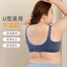 霖曼柔大碼內(nèi)衣女200斤調(diào)整型收副乳防下垂聚攏女士胸罩無鋼圈薄款文胸 天空藍(lán) 105E 46 曬單實(shí)拍圖