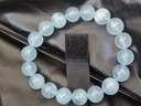 石玥珠寶精品11-12mm海藍(lán)寶石手串本命年轉(zhuǎn)運(yùn)珠天然水晶手鏈男女士款禮物 曬單實(shí)拍圖
