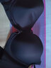 糖粒大碼無痕內衣女大胸顯大小胖mm聚攏收副乳上托薄款性感文胸罩 雅典黑 95C 曬單實拍圖