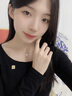 法蔻（farcoko）pt950鉑金項鏈女士四葉草吊墜白金鎖骨鏈時尚飾品生日禮物送女友 pt950鉑金項鏈+滿鉆四葉草吊墜 -【精美高檔禮盒】 曬單實拍圖