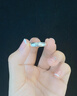 COISE999足銀戒指女福開(kāi)口戒情侶一對高級食指戒指環(huán)生日禮物送女友 福字祥云情侶足銀開(kāi)口戒-女款 曬單實(shí)拍圖