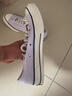 匡威（Converse）官方 1970S男女低幫帆布鞋丁香紫淺紫色A06075C A06075C 43 曬單實(shí)拍圖