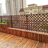 廣世林防腐木柵欄陽(yáng)臺壁掛花架戶(hù)外網(wǎng)格爬藤架庭院花園圍欄柵欄屏風(fēng)隔斷 雙重碳化100*180【加固刷防腐漆 升級款3.5cm 曬單實(shí)拍圖