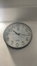 北极星（POLARIS）挂钟客厅钟表挂墙家用时钟现代简约大气挂表时尚14英寸石英钟黑色 实拍图