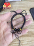 默研（MOYAN）黙研（MOYAN）可穿轉(zhuǎn)運(yùn)珠子DIY飾品手工編織金剛結(jié)紅繩線圈半成品 黑繩(配黑瑪瑙)A13-103-1 1份 曬單實(shí)拍圖