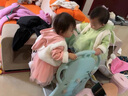 迪士尼寶寶女寶寶保暖加絨裙子秋冬季0長袖1-2-3-4歲衣服女童網(wǎng)紅洋氣連衣裙 夾棉耳朵馬甲裙綠色 73 cm 曬單實拍圖