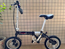 GOGOBIKE 14寸鋁合金超輕男女式成人單速碟剎小輪學(xué)生單車便攜折疊自行車 14寸鋁路寶/碟剎/紳士黑 曬單實拍圖