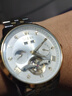 歐利時(shí)（OLEVS）瑞士認證品牌手表男機械表鏤空全自動(dòng)多功能男士手表夜光防水男表 OLEVS-6691-鋼帶間白 曬單實(shí)拍圖