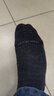 ZEALWOOD原宿風(fēng)美利奴羊毛淺口男女羊毛襪薄款防臭透氣防滑隱形襪短襪 灰色/中高筒襪 1雙 L(43_46) 曬單實(shí)拍圖