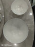 嘉蘭碗家用套裝飯碗10個加厚防燙面碗湯碗歐式金邊浮雕4.5英寸陶瓷碗 4.5英寸飯碗10個 曬單實拍圖