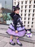 九能女童庫洛米兒童連衣裙洛麗公主裙春夏季cos服生日禮物六一演出服 吊帶裙+水貂絨打底+發(fā)箍 130cm 適合115-125cm 曬單實(shí)拍圖