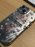 素洛蘋(píng)果15promax手機殼新款iphone14高級感ins風(fēng)英文字母花朵12羽紗11日韓13pro自帶鏡頭膜全包保護套 閃粉鏡羽紗-銀色-TDL黑色英文+手鏈 iPhone 15 曬單實(shí)拍圖