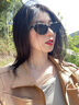 TOS復古貓眼高級感GM墨鏡女款潮網(wǎng)紅眼鏡太陽(yáng)鏡防曬防紫外線(xiàn) 曬單實(shí)拍圖