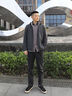 SATCHI沙池男裝春季新款單茄克2025春新款云朵超柔時(shí)尚通勤連帽夾克外套 灰綠 L 50 曬單實(shí)拍圖