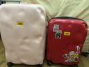 CRASH BAGGAGE【新品】意大利高顏值亮面拉桿箱登機箱破損旅行箱行李箱男女 Skin Pink（亮面）拉鏈 24英寸 需托運，2人6-14天旅途 曬單實(shí)拍圖