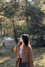 LISCN皮衣外套女秋季2025新款麂皮絨小個(gè)子短款夾克長(cháng)袖百搭復古機車(chē)服 卡其色 麂皮絨 M 90-115斤 曬單實(shí)拍圖
