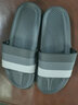 果洛菲（GUOLUOFEI）條紋拖鞋男士外穿夏季家用室內浴室洗澡家居防滑厚底涼拖鞋女夏 黑色268-1三杠  40-41 曬單實(shí)拍圖