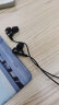 兰士顿 耳机有线入耳式降噪隔音 K歌音乐吃鸡游戏网课电脑麦克风 适用于vivo华为oppo小米手机 D4C黑色 实拍图