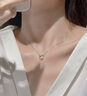 DAISY DREAM莫比烏斯環(huán)吊墜項鏈女輕奢小眾設計感鎖骨鏈鎖骨鏈七夕送女友禮物 LOVE禮盒裝  玫瑰金莫比烏斯項鏈 曬單實(shí)拍圖