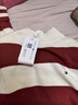 TOMMY HILFIGER【半高領(lǐng)條紋】春秋季女裝純棉條紋圓領(lǐng)肌理內(nèi)搭打底針織衫42155 紅白條紋XNN S （推薦：100-110斤） 曬單實(shí)拍圖