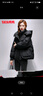 鴨鴨（YAYA）羽絨服女短款2023年冬季新款連帽純色韓版休閑加厚保暖外套JY 黑色 L (165) 曬單實(shí)拍圖