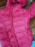 雪中飞童装儿童轻薄羽绒服男童新款中大童女童薄款外套冬 中国红 140cm 实拍图
