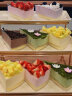 友来福水果盘高档甜品台架三层陶瓷客厅坚果瓜子零食点心糖托盘干果篮盒 实拍图