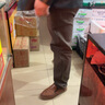羅蒙（ROMON）休閑褲男新款寬松直筒男士商務休閑青年男褲春夏季薄款彈力褲子男 咖啡色【9081H常規(guī)款】 38 【腰圍2尺90】 曬單實拍圖