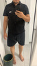 The North Face北面短袖Polo男戶外速干透氣短袖8AV2 黑色/JK3 XL 曬單實拍圖