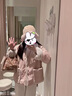 DXOT粉色毛絨外套女小個(gè)子感兩面穿棉衣棉服加厚休閑甜妹冬季2025新款 粉色（兩面穿） M 96-110斤 曬單實(shí)拍圖
