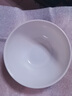 菲藝雅密胺仿瓷小碗商用快餐碗加厚塑料彩色米飯碗小碗菜專用餐具裝湯碗 加厚款圓碗  白色4.5英寸 曬單實拍圖