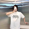 勒普萊2025新款短袖男夏季重磅純棉t恤男生美式潮牌男裝體恤半袖上衣服 白色 XL (建議135斤-150斤) 曬單實(shí)拍圖