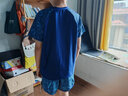 佑游兒童泳衣男童中大青少年2025新款夏分體男孩雙層泳褲防尷尬游泳衣 藍(lán)色小熊【防曬UPF50+雙層泳褲】 4XL 身高145-155cm體重65-90斤 曬單實(shí)拍圖