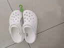 CROCS卡駱馳洞洞鞋泡芙云朵女鞋夏季新款女士增高鞋子高跟鞋涼鞋拖鞋女 云朵/白色（建議拍小一碼） 34 -35(220mm) 曬單實拍圖